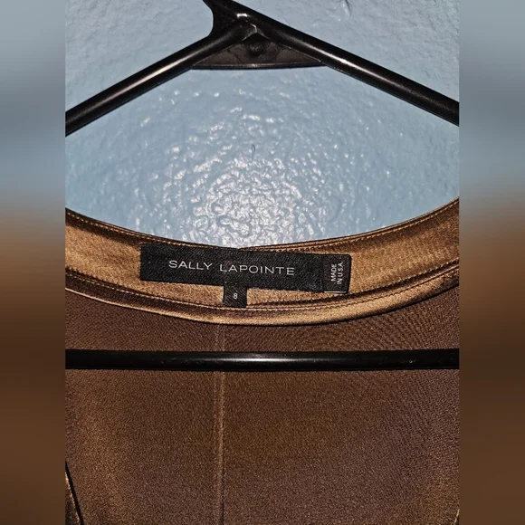 SALLY LAPOINTE Satin Jumpsuit - Picture 6 of 9